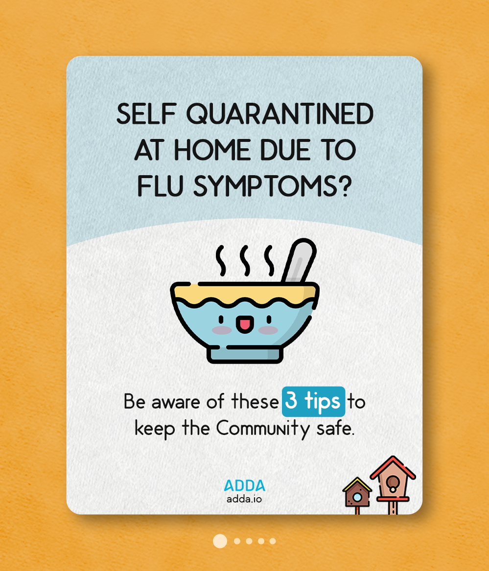 3 COVID19 Tips for Quarantine Folks in Residential Communities ADDA BLOG