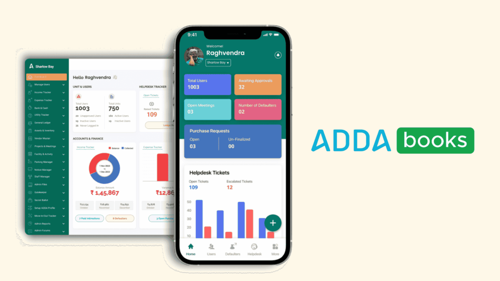 apartment management system for your smart community-ADDA BOOKS